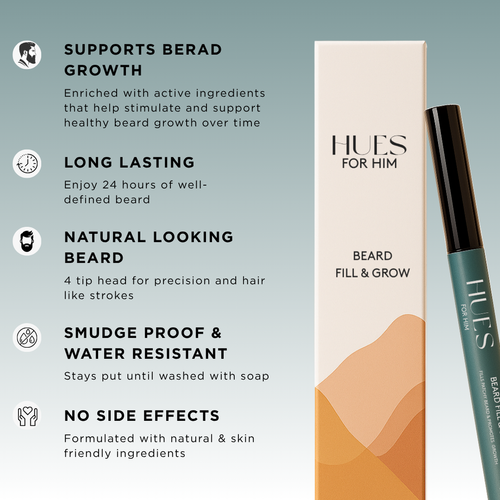 Hues For Him Beard Fill & Grow